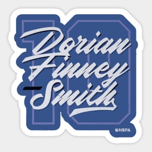 Dorian Finney-Smith Dallas Number Script Sticker